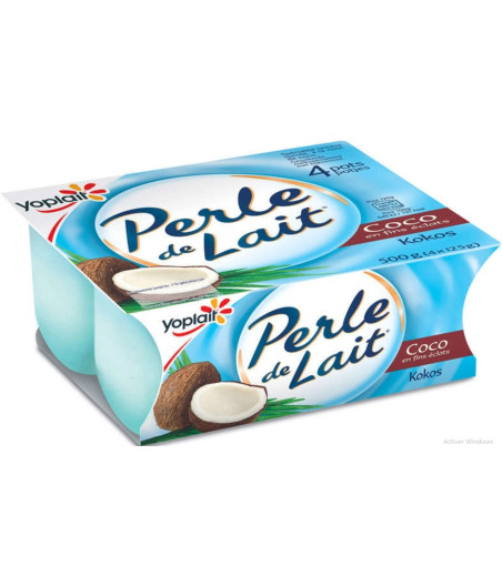 YAOURTS PERLE DE LAIT COCO YOPLAIT 4X125G