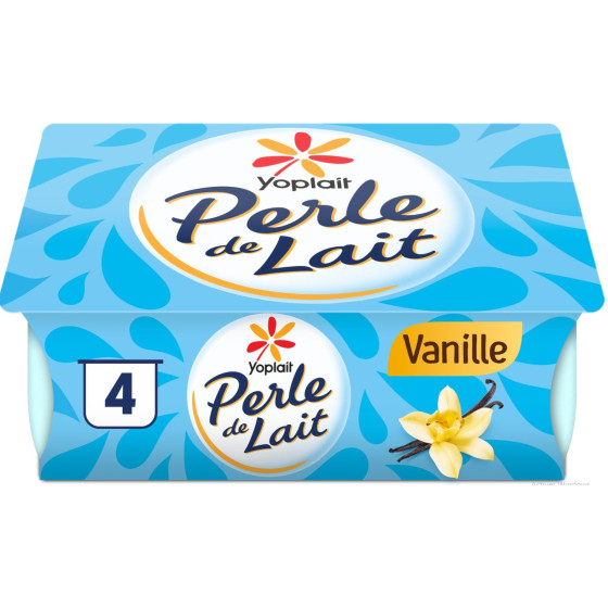 YAOURTS VANILLE YOPLAIT PERLE DE LAIT 4X125G