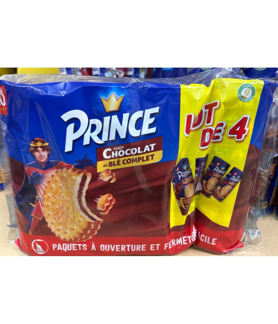 BISCUITS PRINCE GOUT CHOCOLAT AU BLE COMPLET LU 300G