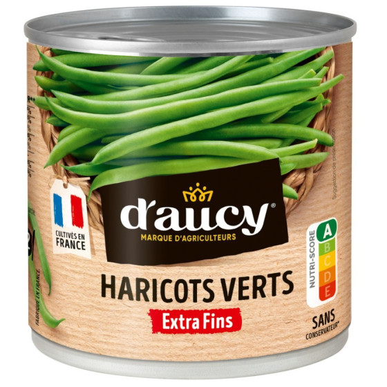 HARICOTS VERT EXTRA FIN D'AUCY 400G