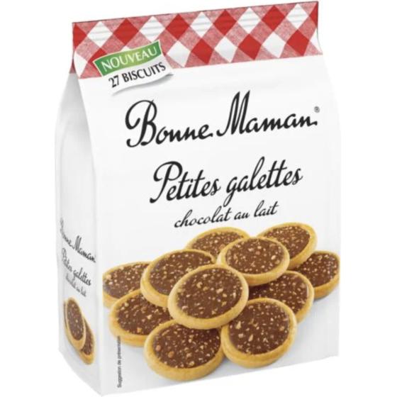 BISCUITS PETITES GALETTES CHOCOLAT AU LAIT BONNE MAMAN 324G