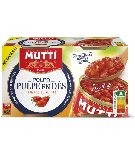 TOMATES PULPE EN DES MULTTI 2X300G