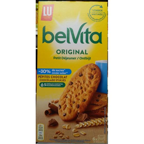 BELVITA ORIGINAL PETIT DEJEUNER PEPITES DE CHOCOLAT 300 G