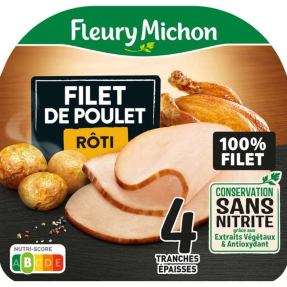 FILET DE POULET ROTI FLEURY MICHON 116G