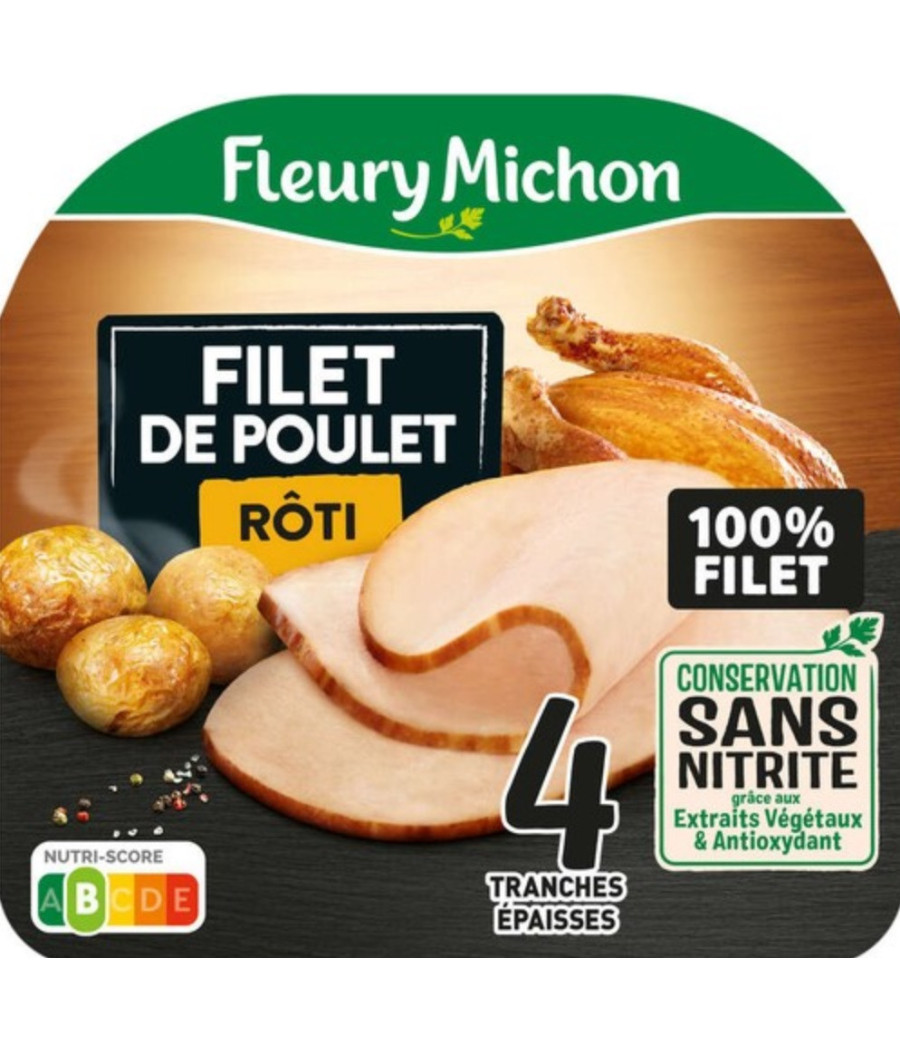 FILET DE POULET ROTI FLEURY MICHON 116G