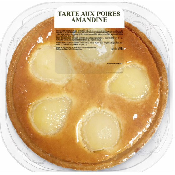 TARTE AUX POIRES AMANDINES 530G