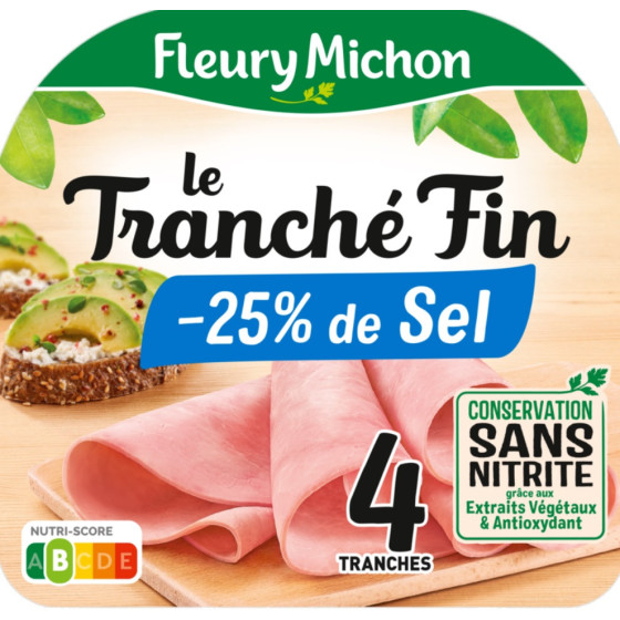 JAMBON LE TRANCHEE FIN FLEURY MICHON 120G
