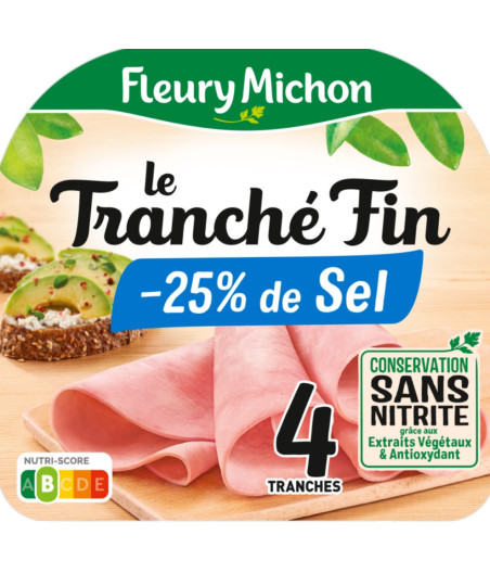JAMBON LE TRANCHEE FIN FLEURY MICHON 120G