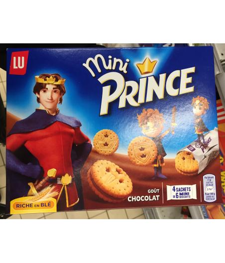 MINI PRINCE 4 SACHETS DE 6 BISCUITS