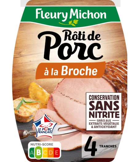 ROTI DE PORC A LA BROCHE FLEURY MICHON 140G