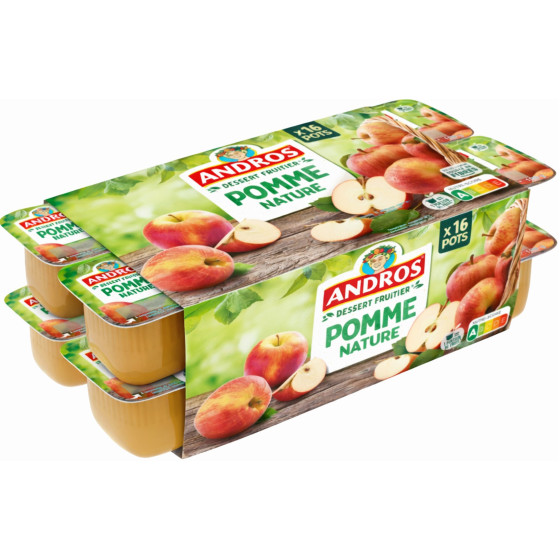 DESSERT FRUITIER POMME NATURE ANDROS X16