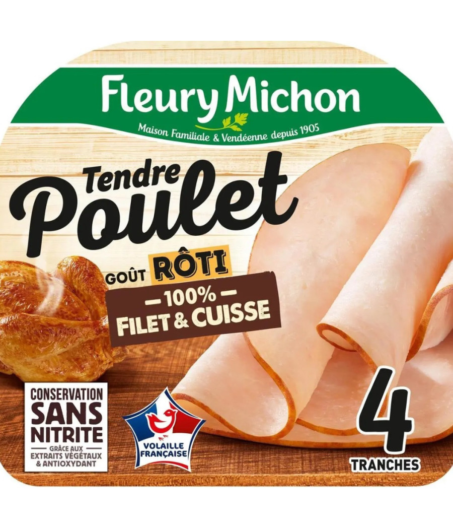 TENDRE POULET GOUT ROTI FLEURY MICHON 130G