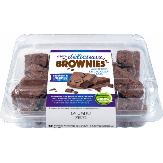 MES DELICIEUX BROWNIES PEPITES DE CHOCOLAT NOIR LIGHTBODY 300G