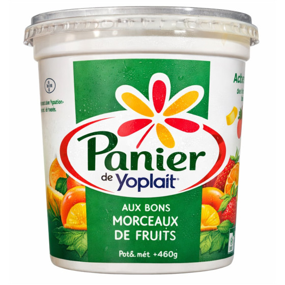 YAOURT BRASSE SUCRE AROMATISE FRAISE PANIER YOPLAIT 460G