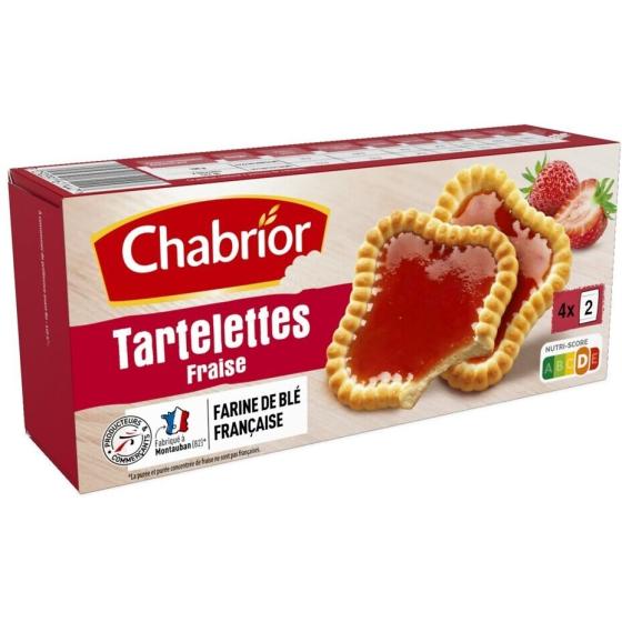 TARTELETTES FRAISE CHABRIOR 127G