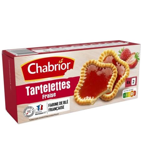 8 TARTELETTES CARRES FRAISE 127G 127 G