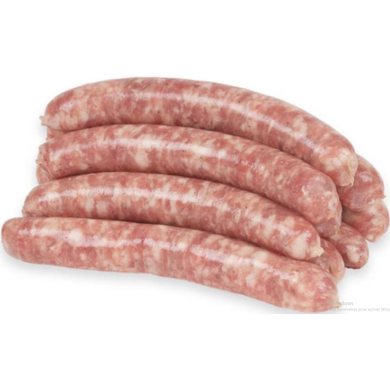 CHIPOLATAS DE PORC VPF SOUS ATMOSPHERE ELABORE EN FRANCE