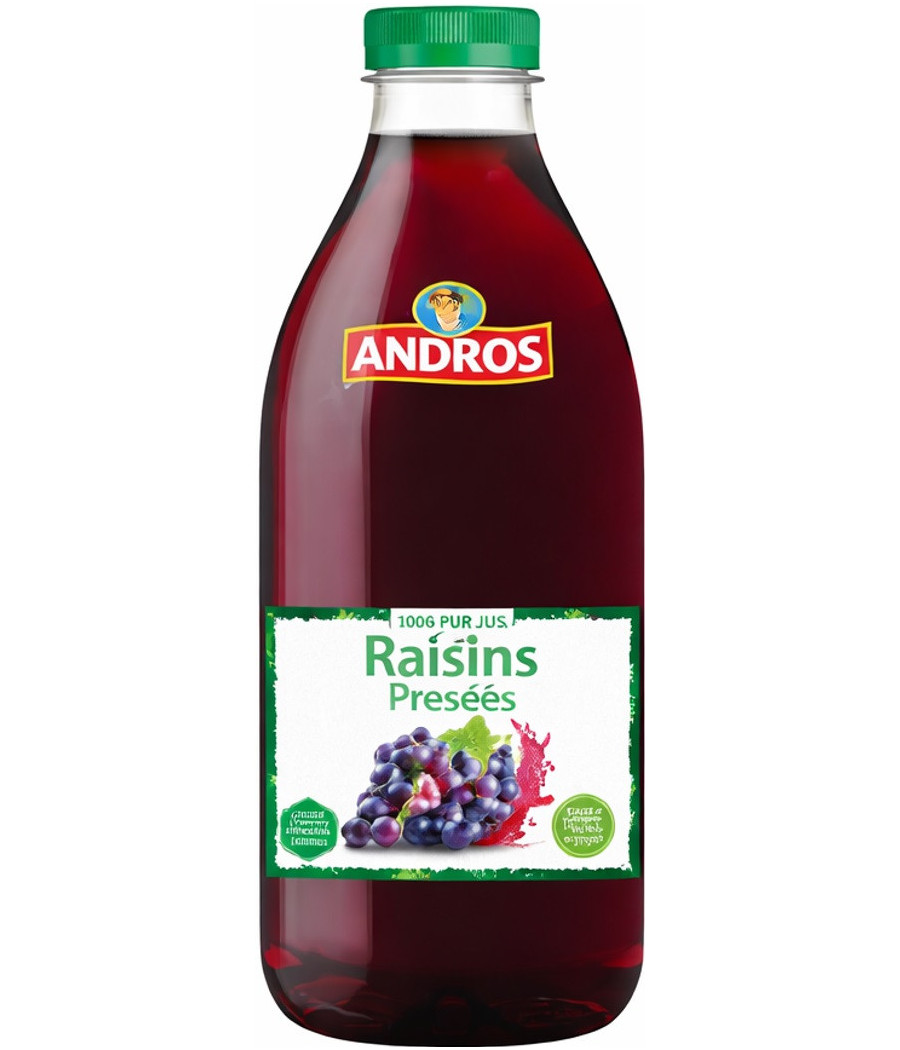 JUS DE RAISINS PRESSES ANDROS 1L