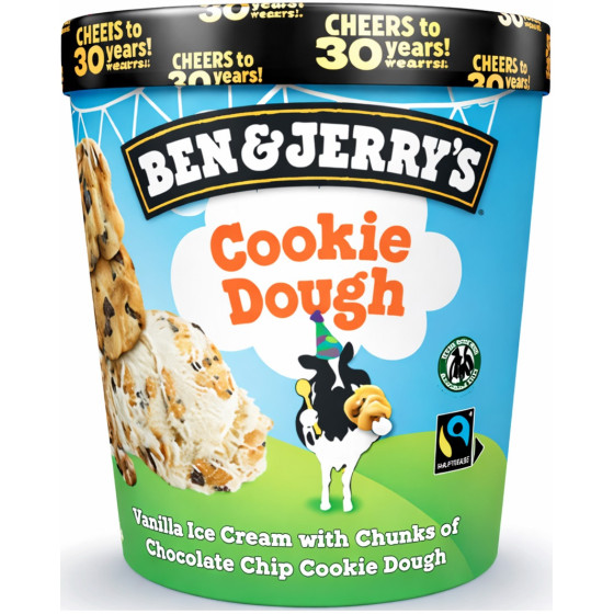 GLACE COOKIE DOUGH VANILLE BEN & JERRY'S 425G