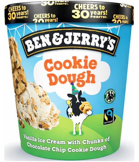 GLACE COOKIE DOUGH VANILLE BEN & JERRY'S 425G