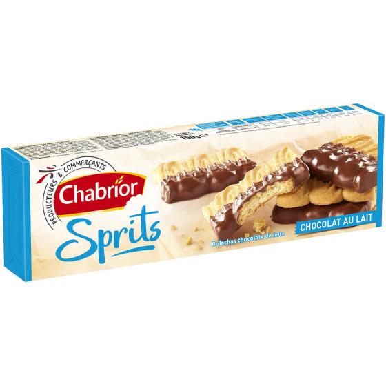 SPRITS CHOCOLAT AU LAIT CHABRIOR 150G
