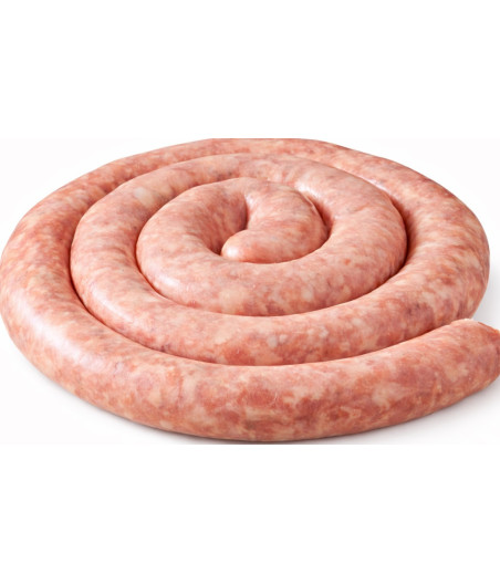 SAUCISSE BRASSE COUTEAU DE PORC MAISON BEUCHER SOUS ATMOSPHERE ELABORE EN FRANCE