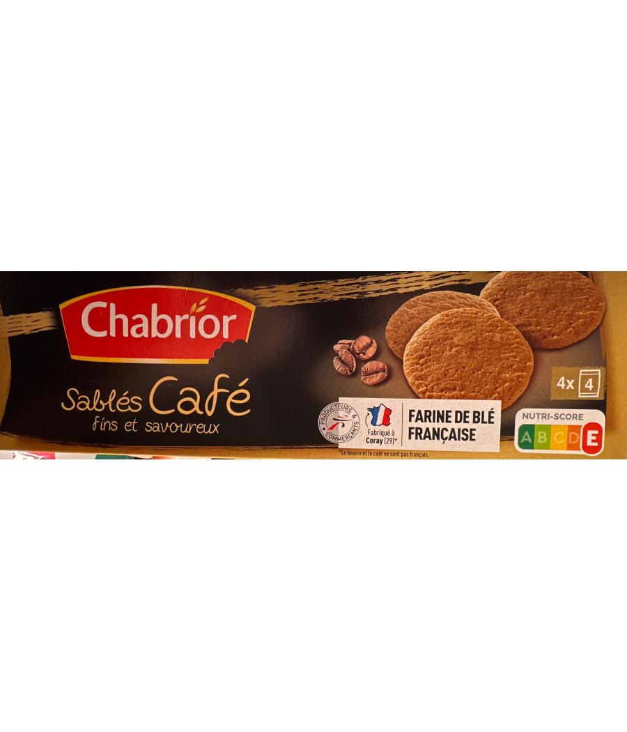 SABLES CAFE FINS ET SAVOUREUX CHABRIOR 120G