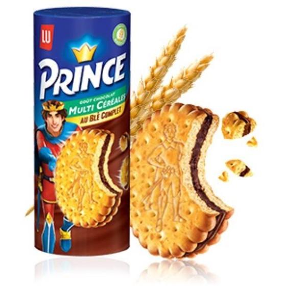 PRINCE MULTICEREALES GOUT CHOCOLAT AU BLE COMPLET 293 G ℮ (15 BISCUITS)