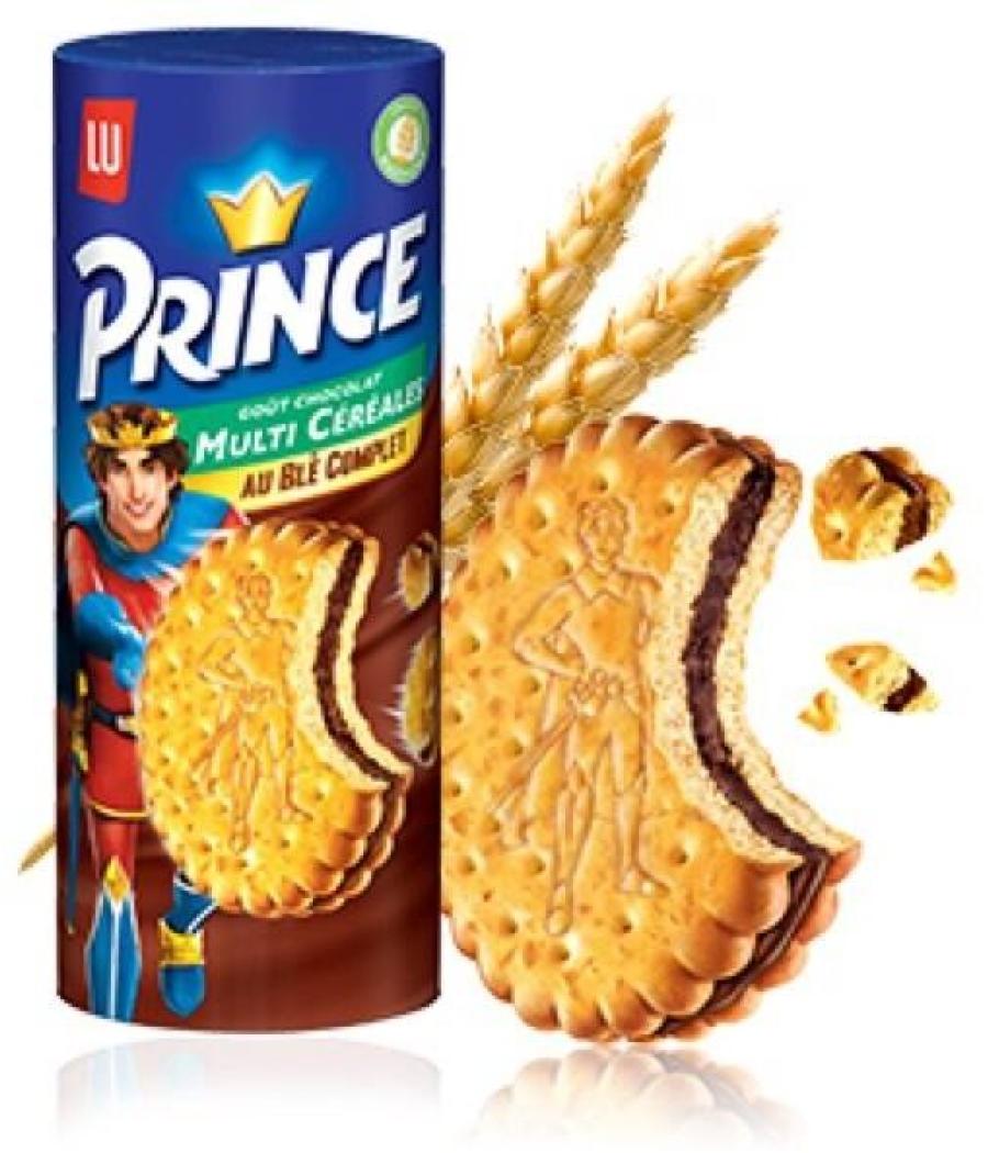 PRINCE MULTICEREALES GOUT CHOCOLAT AU BLE COMPLET 293 G ℮ (15 BISCUITS)