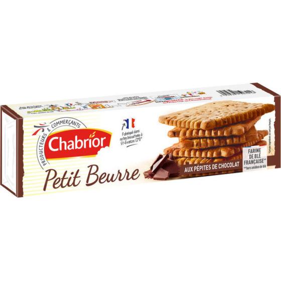 PETIT BEURRE AUX PEPITES DE CHOCOLAT CHABRIOR 200G