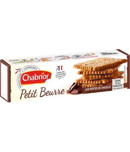 PETIT BEURRE AUX PEPITES DE CHOCOLAT CHABRIOR 200G