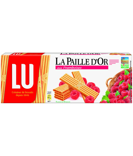 LA PAILLE D'OR AUX FRAMBOISES 170 G