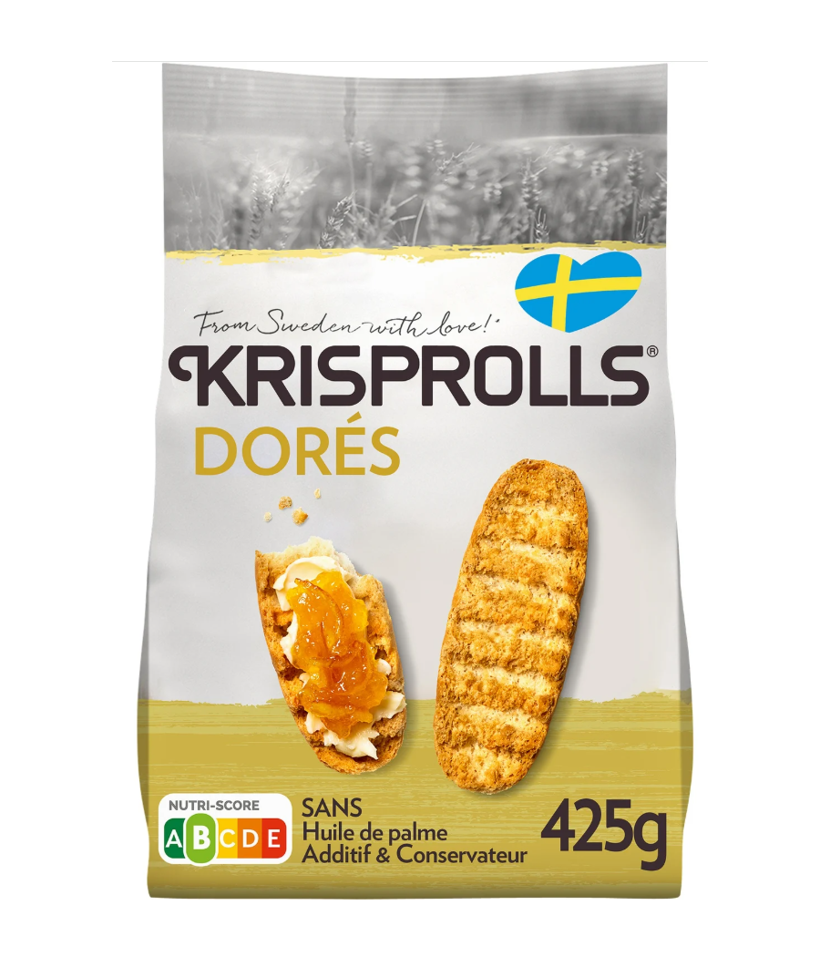 BISCOTTES KRISPROLLS 425G