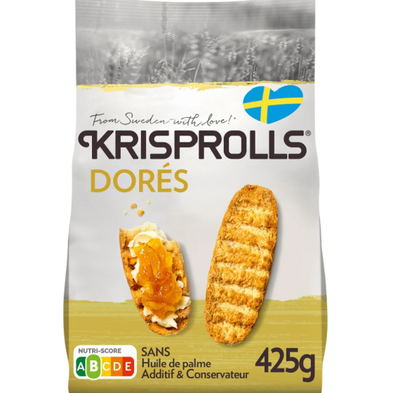 BISCOTTES KRISPROLLS 425G