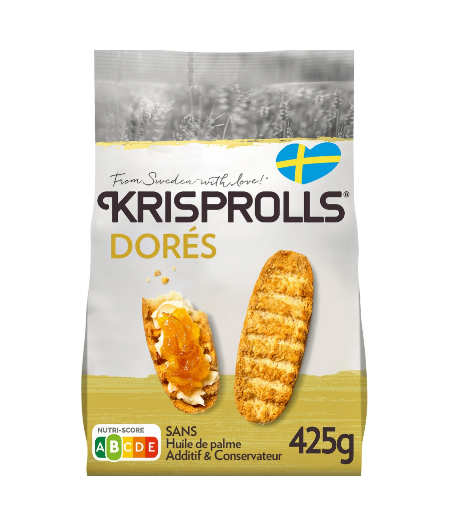 BISCOTTES KRISPROLLS 425G