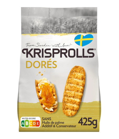 BISCOTTES KRISPROLLS 425G