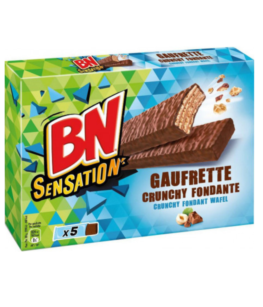 GAUFRETTE CRUNCHY FONDANTE 180 G (5 X 36 G)