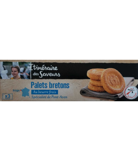 PALETS BRETONS AU BEURRE SPECIALITE DE PONT-AVEN 100G