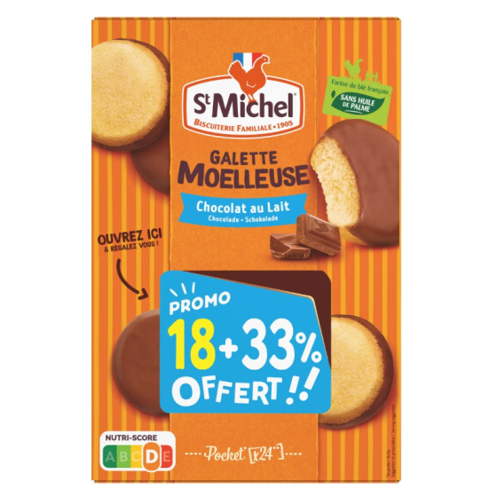 GALETTE MOELLEUSE CHOCOLAT AU LAIT 720 G