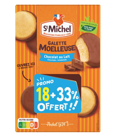 GALETTE MOELLEUSE CHOCOLAT AU LAIT 720 G
