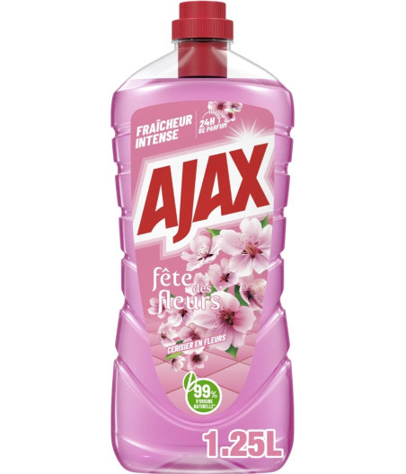 NETTOYANT MENAGER MULTI SURFACES FRAICHEUR CERISIER AJAX 1.25L