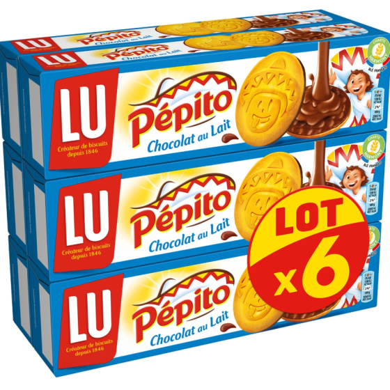 PEPITO CHOCOLAT AU LAIT 6 X 192 G