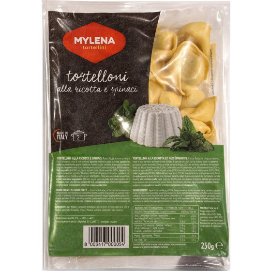 TORTELLONI ALLA RICOTA E SPINACI MILENA 250G