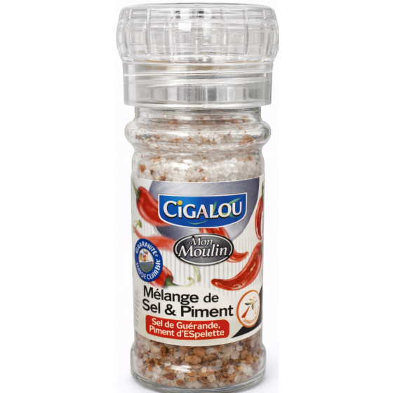 MELANGE DE SEL ET PIMENT CIGALOU 70G