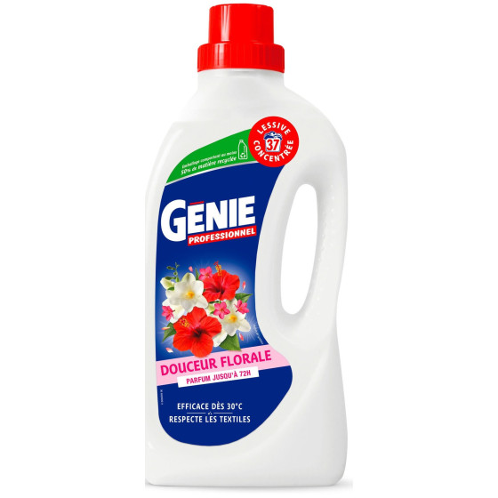 LESSIVE LIQUIDE DOUCEUR FLORALE GENIE 1.48L