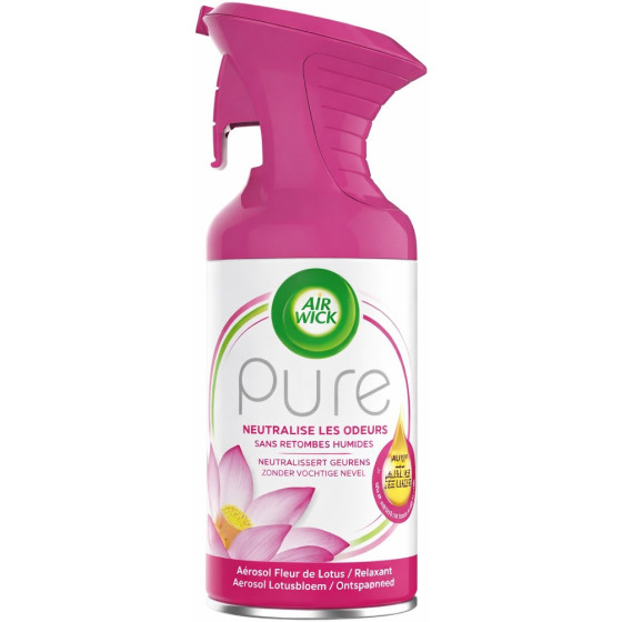 SPRAY DESODORISANT PURE HUILES ESSENTIELLES RELAXANT AIRWICK 250ML