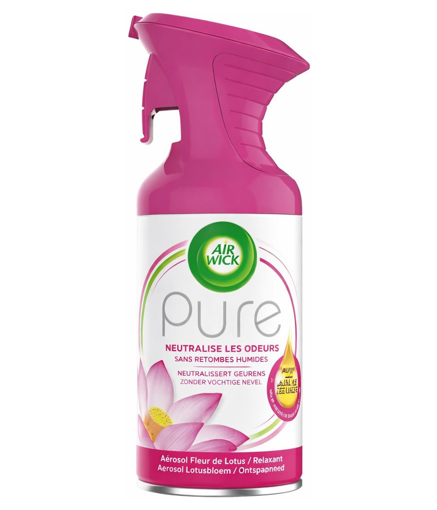 SPRAY DESODORISANT PURE HUILES ESSENTIELLES RELAXANT AIRWICK 250ML
