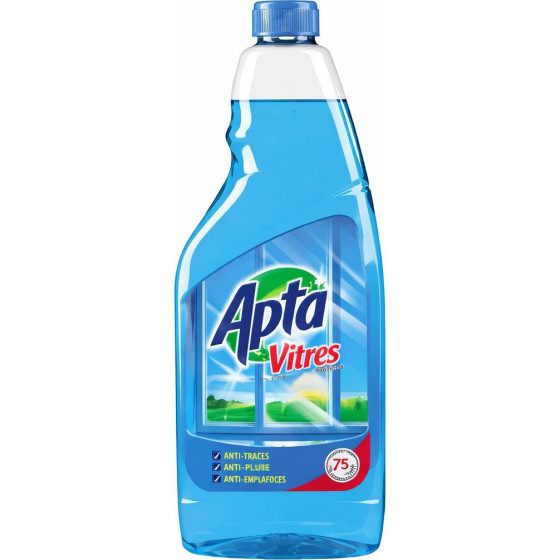NETTOYANT VITRE RECHARGE BLEU APTA 750ML