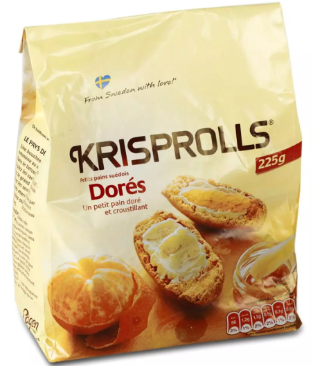 PETITS PAINS DORES KRISPROLLS 225G