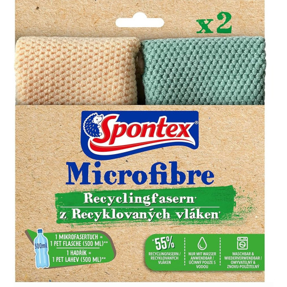 CHIFFON MICROFIBRE SPONTEX X2